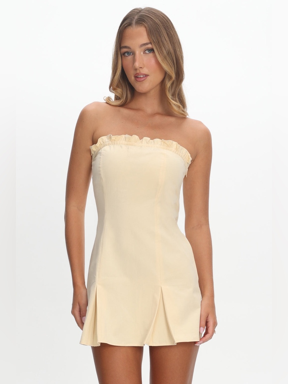 LIONESS Nautica Mini Dress Lemontini